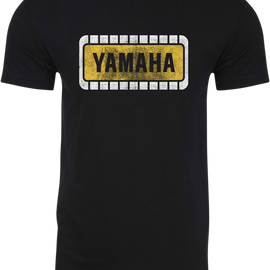 Yamaha Retro T-Shirt - Black/Yellow - XL