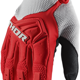 Youth Spectrum Gloves - Red/Gray - Medium