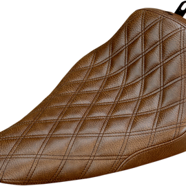 Renegade Solo Seat - Lattice Stitched - Brown - FLS