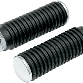 Passenger Pegs - Rubber - Chrome End