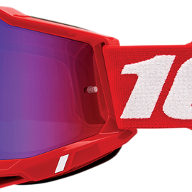 Accuri 2 Goggles - Red - Red/Blue Mirror