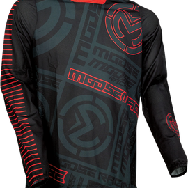 Sahara Jersey - Black/Red - 3XL