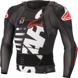 Sequence Protection Jacket - Long Sleeve - Black/White/Red - Large