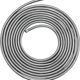 Braided Oil/Fuel Line - Stainless Steel - 5/16" - 25'