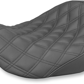 Renegade Seat - Lattice Stitched - Black - Dyna