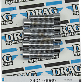 Bolt Kit M8 Lifter Block Smooth All Chrome