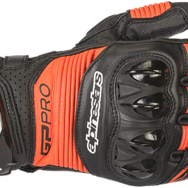 Guantes Alpinestars GP Pro RS3 - Negro/Rojo Fluo