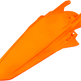 MX Rear Fender - Fluorescent Orange - KTM