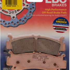 Sintered Metal Brake Pads - FA702R