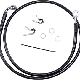 4" Brake Line - Front - Black Vinyl - 04-10 XL765482
