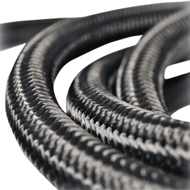 Fiber Braided Hose - Black - 10'