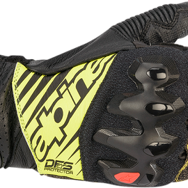 GP Tech S Gloves - Black/Yellow/White/Red - 2XL