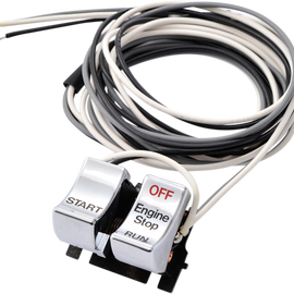 Chrome Start/Stop Switch Kit for '82 - '95