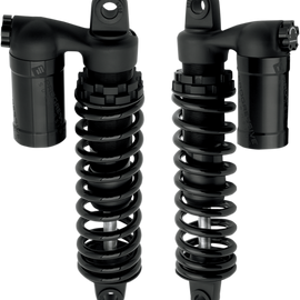 970 Series Piggyback Shocks - Gloss Black/Matte Black - 12.50"