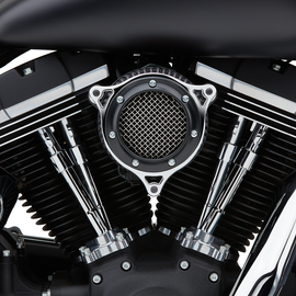 Filtro Alto Flujo Rpt Negro/Cromo Cobra Softail