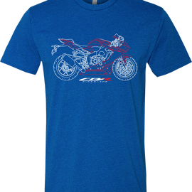 Honda Fireblade T-Shirt - Blue - Small