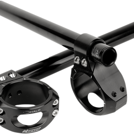 Black 55 mm Halo Clip-On Handlebars