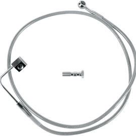 Rear Brake Line FLST 87-99 w/ Wire Harness Stnls