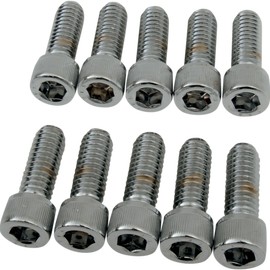 Tornillos allen estriado 5/16-18 X 7/8" Drag Specialties cromo