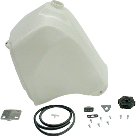 Gas Tank - White - Kawasaki - 5.5 Gallon