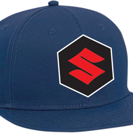 Youth Suzuki Snapback Hat - Blue