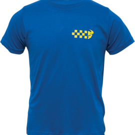 Toddler Checkers T-Shirt - Royal - 2T