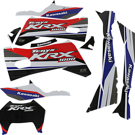 Complete Graphics Kit - Red/White/Blue - 2-Door - Teryx