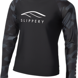 Rashguard Long Sleeve Underwear - Black/Camo - Large