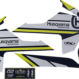 Evo 17 Graphic Kit - Husqvarna