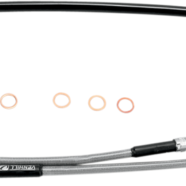 Brake Line - Front - Stainless Steel - Kawasaki/Suzuki