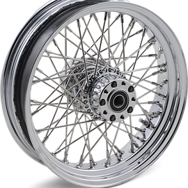 Rear Wheel - 60 Spoke - Single Disc/No ABS - Chrome - 16"x3.50" - '02-'07 FLH