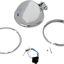 Bottom Mount Headlight Shell - 5-3/4" - Chrome