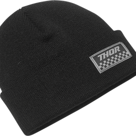 Checker Beanie - Black