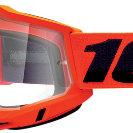 Accuri 2 Goggles - Neon Orange - Clear