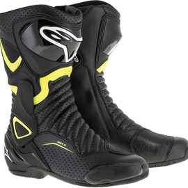 SMX-6 v2 Vented Boots - Black/Yellow - US 10.5 / EU 45