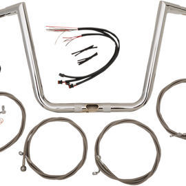 Chrome 13" '17 FLTR Handlebar and Cable Kit