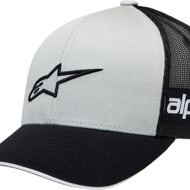B-Straight Hat - Black/Silver - One Size
