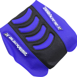 Double Grip 3 Seat Cover - Blue/Black - Yamaha