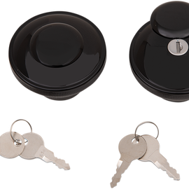 Locking Gas Cap - Black - Non-Vented