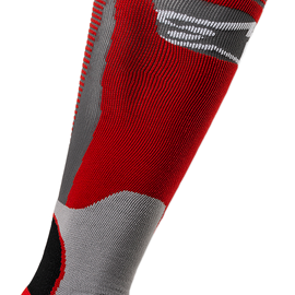 MX Plus 1 Socks - Red/Gray - Small/Medium