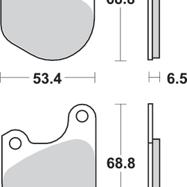 Ceramic Brake Pads - Harley-Davidson80092061