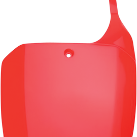 Front Number Plate - Red - Honda