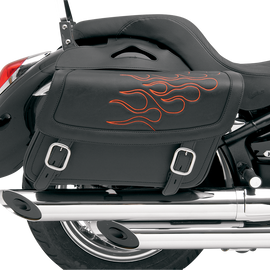 Flame Saddlebag - Orange - Large