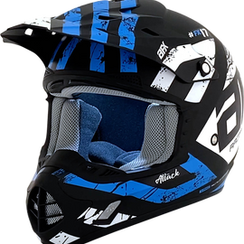 FX-17 Helmet - Attack - Matte Blue/Black - 2XL