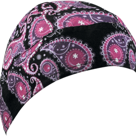 FlydannaÂ® Head Wrap - Purple Paisley