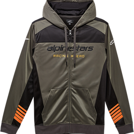 Session II Zip-Up Hoodie - Charcoal/Black - XL