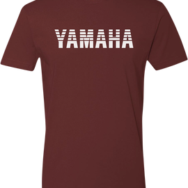 Yamaha Heritage T-Shirt - Maroon - Small