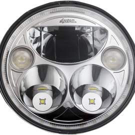 7" TruBEAM® Headlamp - Chrome - Chieftain