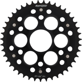 Stealth Rear Sprocket - 43-Tooth - Black - Ducati