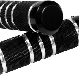 Empuñaduras Accutronix Black Nnurled Grooved